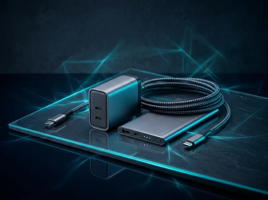 GaN fast chargers, braided USB-C cables and a power bank